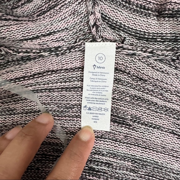 ivivvia by Lululemon Marled Knit Hooded Sweater - Picture 15 of 15